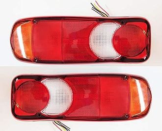 OEM Linghhang - 2 Luces Traseras Para Cami&oacute;n, Volquete, Tractor, Remolque, Chasis - Bombillas Universales Que Funcionan En 12 V Y 24 V