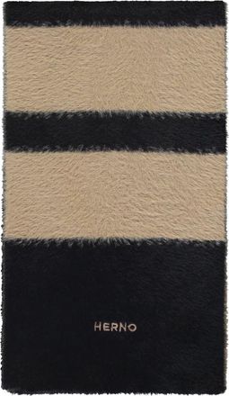Herno Jacquard Motif Gebreide Sjaal - Heren - Wintersjaals - Veelkleurig - ONE Size - Polyester - Accessoires