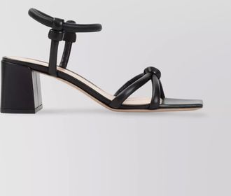 Gianvito Rossi block heel nappa leather sandals
