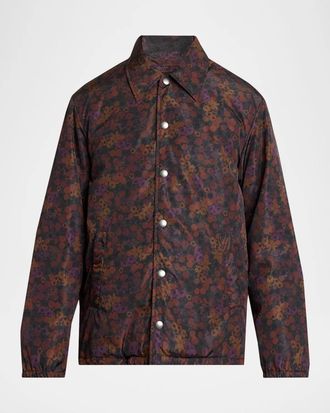 Dries Van Noten Men & apos;s Floral Bomber Jacket