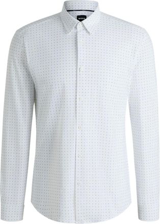 BOSS Camicia a fantasia - Bianco