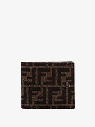 Fendi Portafoglio bifold in tessuto jacquard FF - FENDI - gender_Man