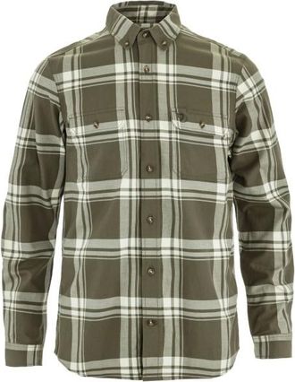 Fj&auml;llr&auml;ven &Ouml;vik Lite Flannel Shirt Hemd f&uuml;r Herren | oliv
