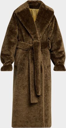 Darkpark Madison Faux Fur Trench Coat
