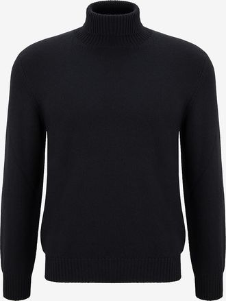 Gran Sasso Rollkragenpullover aus Schurwolle