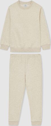 Reiss Navy 13-14 yrs Interlock-jersey Cargo Shorts