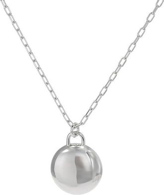 Marc Jacobs Logo Disc Enamel Logo Disc Pendant Womens Necklace Womens Necklace Black/Argento, Brass/Enameled/Gold Tone