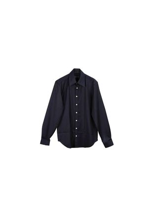 Thom Sweeney Black wool shirt Size 17