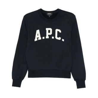 A.P.C. Mujer, Sudaderas, Azul, Talla: M