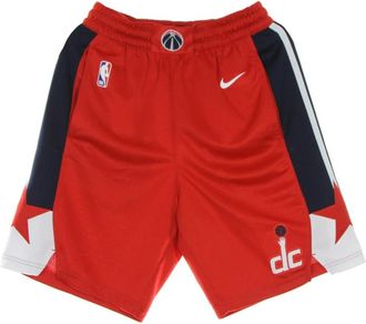 Nike NBA Swingman Basketball Shorts Washington Wizards Edition - Heren - Fitness - Rood - XL - Polyester - Fitness