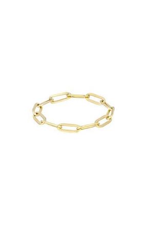 Adornia Paper Clip Chain Ring in Gold at Nordstrom Rack, Size 5/6