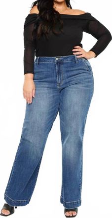 Kancan High Rise Keagan Curvy Jeans In Medium Wash