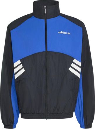 adidas Munich 93 Track Jacket Asia Sizing Black Royal Blue KR7281