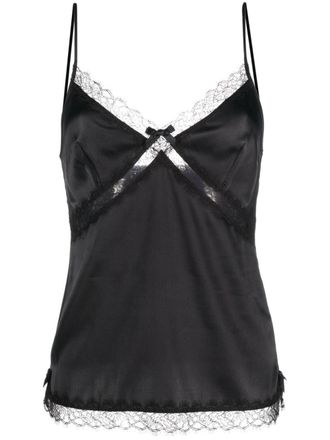 Agent Provocateur Gisele lace-trim tank top - Black