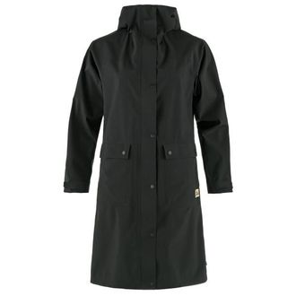 Fj&auml;llr&auml;ven Vardag Rain Parka Parka f&uuml;r Damen | schwarz