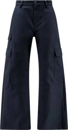Balenciaga Wijde Cargobroek - Heren - Wijde Broeken - Zwart - M - Katoen - Broeken
