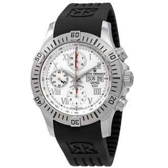 Revue Thommen Air speed Chronograph Automatic Silver Dial Mens Watch 16071.6838