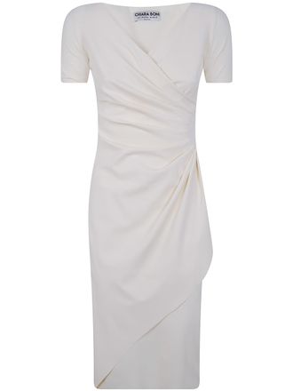 La Petite Robe Di Chiara Boni Charisse Short Sleeves Jersey Dress