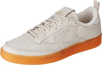 Reebok Mens Club C 85 Pl Sneaker, Stucco/Goldmt/Stucco, 10.5 UK