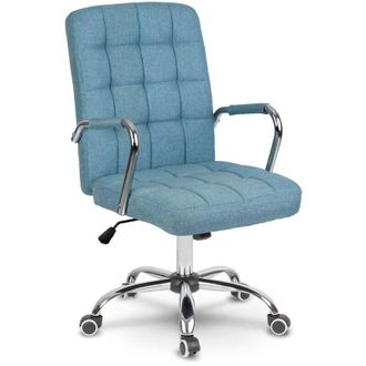 OEM Silla De Oficina De Tela Azul Benton
