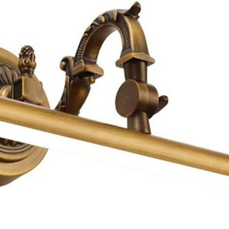 OEM Specchio Da Bagno Retr&ograve; A Led, Realizzato In Ottone, Impermeabile Secondo Lo Standard Ip44