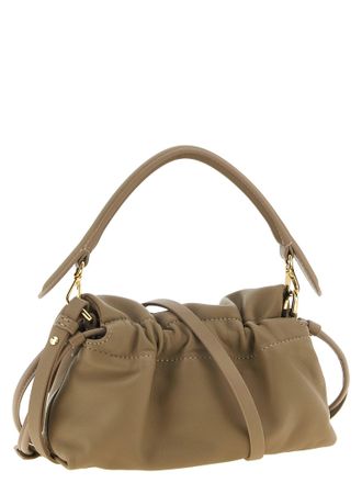 Fendi Baguette Lambskin Leather Shoulder Bag - Beige