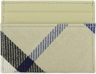 Burberry Checked Leather Cardholder