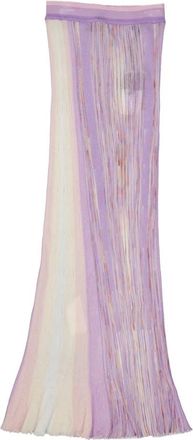 Missoni Elastische Maxi Rok - Dames - Maxi Rokken - Veelkleurig - L - Katoen - Rokken
