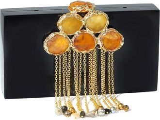 Tiramisu Resin Jewel Tassel Minaudiere