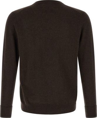 Ballantyne Diamond Intarsia Cashmere Sweater - Brown