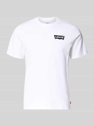 Levi's T-Shirt mit Label-Print in Weiss, Gr&ouml;&szlig;e XXL