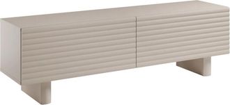 Vente-Unique Vente-unique - Mobile tv con 2 ante in mdf 150 cm Beige - ludima