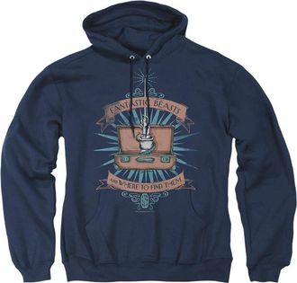 Gildan Fantastic Beasts Briefcase Adult Pull Over Hoodie / Hooded Sweatshirt