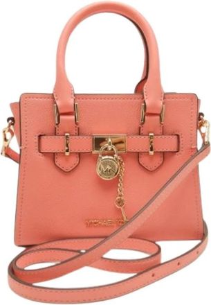 Michael Kors Pre-owned Leren Handtas - Dames - Vintage Handtas - Roze - ONE Size - Leer - Vintage