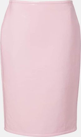 Gucci Gonna midi in vernice