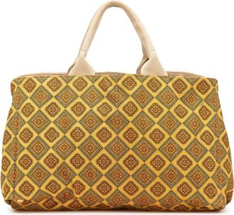 Prada Borsa a tracolla Canapa grande in tela 2013-2025 - Giallo