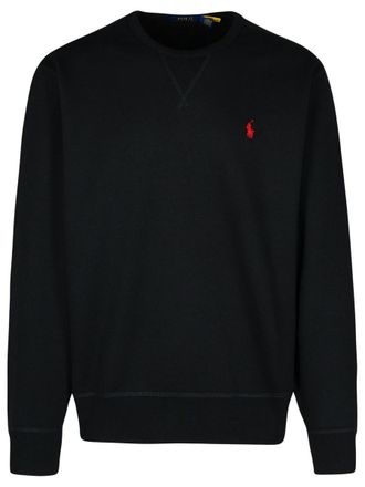 Polo Ralph Lauren Black Cotton Sweatshirt