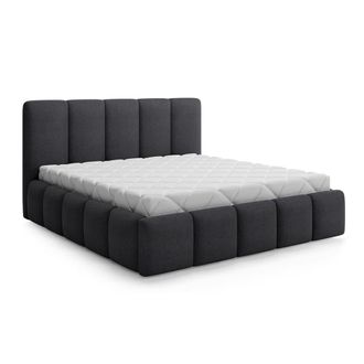 Petits Meubles Cama ba&uacute;l 180x200 con somier incluido madera de pino gris oscuro
