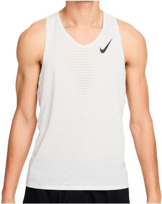 Nike Dri-Fit ADV Aeroswift Singlet Laufshirt f&uuml;r Herren | wei&szlig;