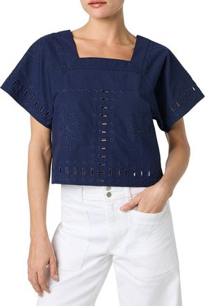 Joe's Joes Jeans Cropped Broaderie Top