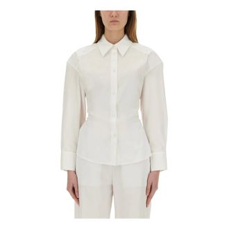 Moschino Camicia - female - Moschino - Shirts - White - L - Blouses & Shirts