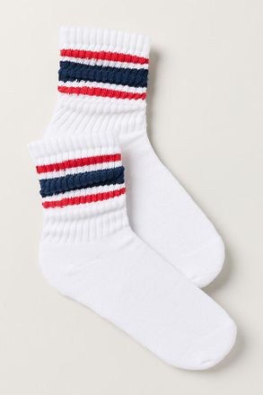 American Trench Striped Crew Socks