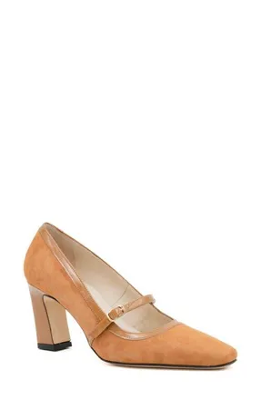 Amalfi By Rangoni Flavio Mary Jane Pump in Whiskey Cashmere Match Vernice at Nordstrom, Size 9.5