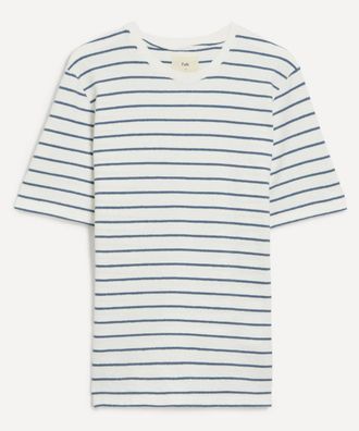 Folk Mens Textured Stripe T-Shirt