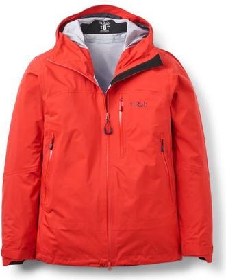 RAB Firewall Mountain Jacket Regenjacke f&uuml;r Herren | rot