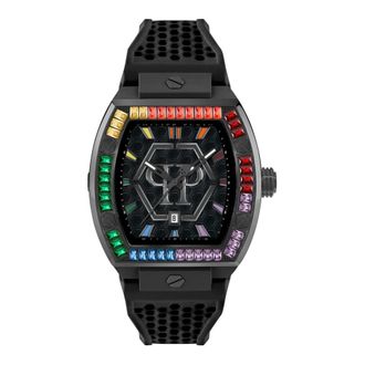 Philipp Plein Hexagon Phantom - Heren - Horloges - Zwart - ONE Size - Accessoires