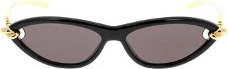 Bottega Veneta Stijlvolle zonnebril voor modieuze looks - unisex - Zonnebrillen - Geel - ONE Size - Accessoires