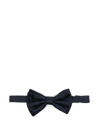 Lady Anne silk bow tie - Blue