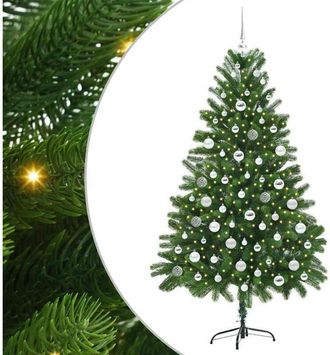 vidaXL Árbol de Navidad con 300 LED con soporte Verde 180 cm PE vidaXL