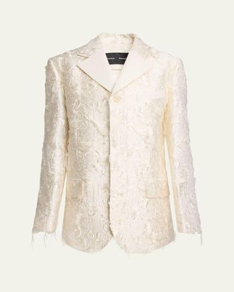 Proenza Schouler Theodora Chrysanthemum Jacquard Jacket